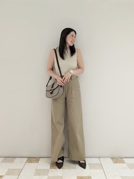 「RANDA（ランダ）のアイテム」を使った、RANDAさん（レディース・160cm）の夏コーディネート