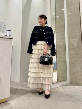 「RANDA（ランダ）のアイテム（バッグ）」を使った、RANDAさん（レディース・152cm）の春コーディネート