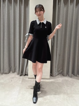 「dazzlin（ダズリン）のアイテム」を使った、hinanoさん（レディース・160cm）の春コーディネート