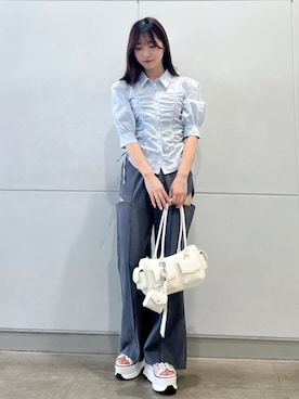 「アイテム（その他雑貨）」を使った、hinanoさん（レディース・160cm）の夏コーディネート