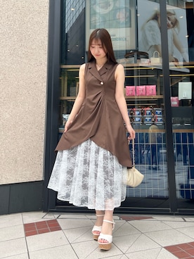 hinanoさん（レディース・160cm）の春コーディネート