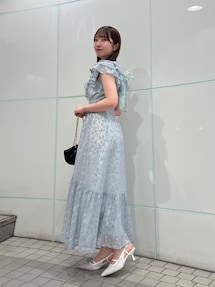 バックリボンレースノースリワンピース｜ダズリン（dazzlin