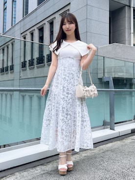 「ダズリン」｜hinanoさん（レディース・160cm）の夏コーディネート