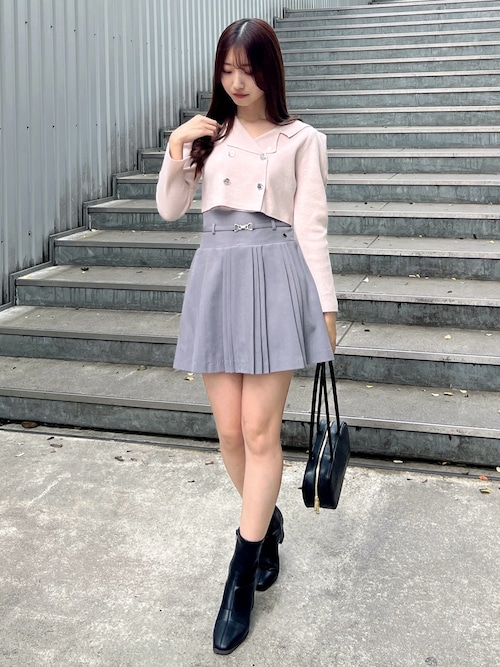 【POLO BCSコラボ】テーラーカラーニットトップス ※BROWN WEB限定カラー