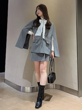 hinanoさん（レディース・160cm）の冬コーディネート