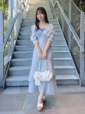 「アイテム（その他雑貨）」を使った、hinanoさん（レディース・160cm）の夏コーディネート