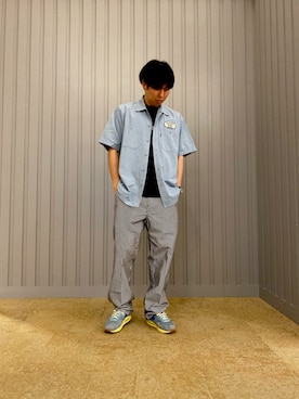 「アイテム（チノパンツ、その他）」を使った、NATSUさん（メンズ・175cm）の夏コーディネート