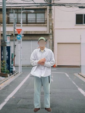 「アイテム（デジタル腕時計）」を使った、Dumboさん（メンズ・173cm）の秋コーディネート