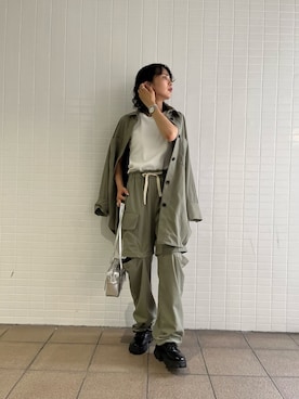 「シルバーバッグ」｜DRESSLAVE STAFFさん（レディース・163cm）の秋コーディネート