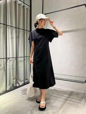 「FABIO RUSCONI（ファビオルスコーニ）のアイテム」を使った、DRESSLAVE STAFFさん（レディース・163cm）の夏コーディネート