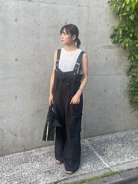 DRESSLAVEのサロペット/オーバーオールを使った人気ファッション