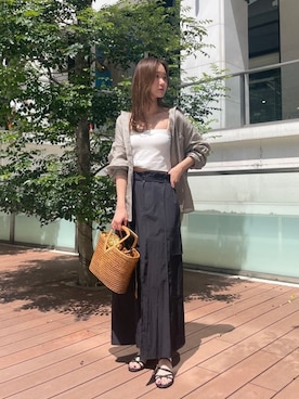 「BALI WERKSTATTE」｜DRESSLAVE STAFFさん（レディース・160cm）の夏コーディネート