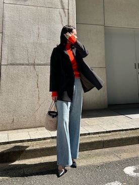 「YANUK（ヤヌーク）のアイテム」を使った、DRESSLAVE STAFFさん（レディース・167cm）の秋コーディネート