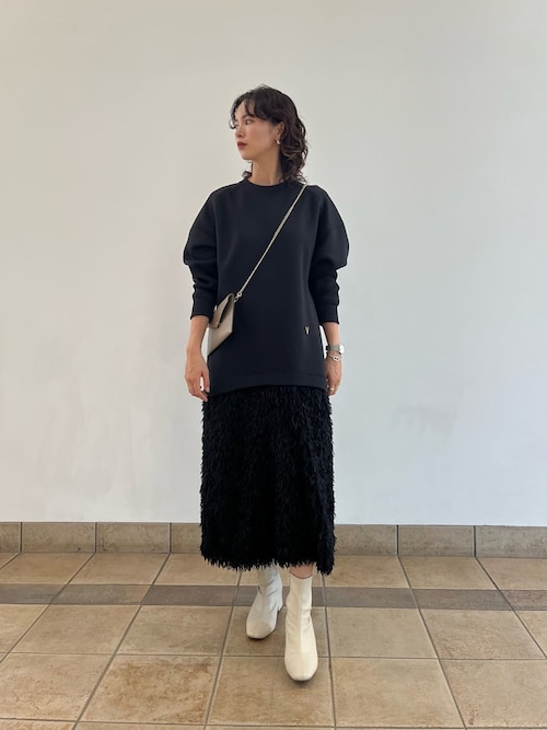 【venit】SILK COTTON PRODUCTDYEING ワンピース アニュアンス anuans 2wayランダムドットワンピース （BEIGE