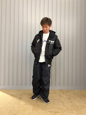 K.Kazさん（メンズ・170cm）の秋コーディネート