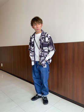 「AVIREX（アヴィレックス）のアイテム（PC・スマホグッズ/家電）」を使った、K.Kazさん（メンズ・170cm）の春コーディネート