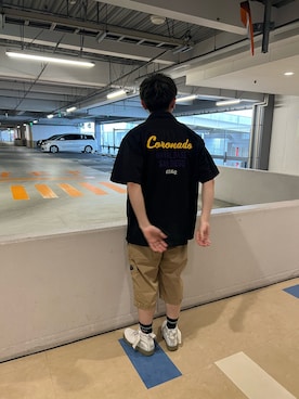 「AVIREX（アヴィレックス）のLINE CREW SOCKS/ ラインクルーソックス（ソックス/靴下）」を使った、K.Kazさん（メンズ・170cm）の夏コーディネート