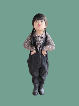 「Birthday（バースデイ）のアイテム」を使った、kana♡さん（キッズ・100cm）の春コーディネート