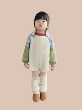 「GAP（ギャップ）のアイテム」を使った、kana♡さん（キッズ・100cm）の冬コーディネート