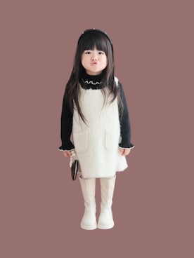 kana♡さん（キッズ・100cm）の春コーディネート