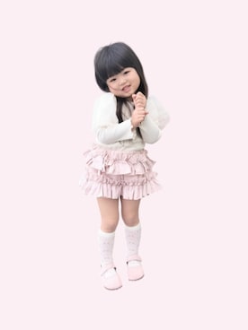 「ハイソックス」｜kana♡さん（キッズ・100cm）の春コーディネート
