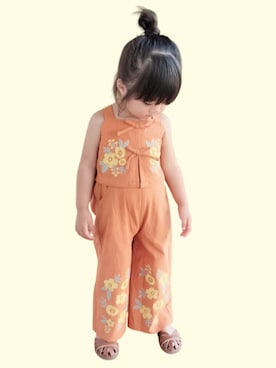 「しまむら（シマムラ）の1639yen（キャミソール）」を使った、kana♡さん（キッズ・90cm）の夏コーディネート
