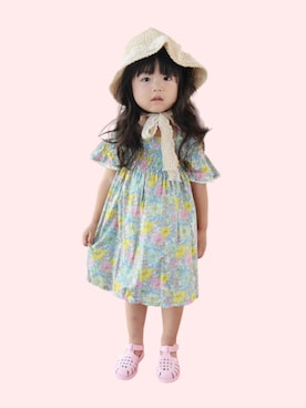 「アイテム（シューズ）」を使った、kana♡さん（キッズ・90cm）の秋コーディネート