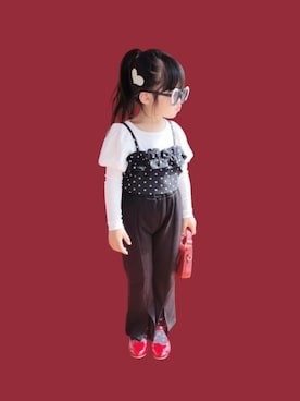 「アイテム（アンサンブル）」を使った、kana♡さん（キッズ・100cm）の春コーディネート