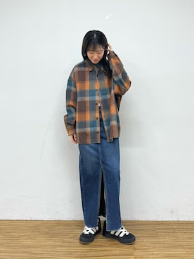 「DISCUS（ディスカス）のアイテム」を使った、tntun0さん（レディース・166cm）の秋コーディネート