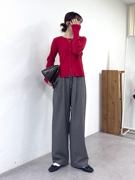 「アイテム（トップス）」を使った、tntun0さん（レディース・166cm）の秋コーディネート