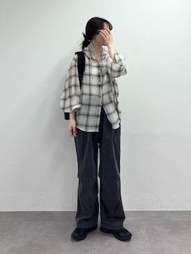 「etsinta（エシンタ）のアイテム（パンツ）」を使った、tntun0さん（レディース・166cm）の春コーディネート