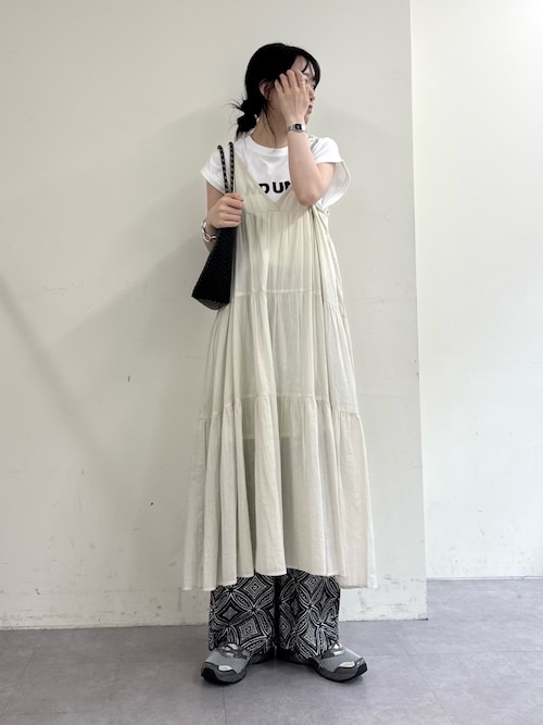 梨地フレンチスリーブアソートプリントTee