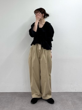 「GEVACO（ゲバコ）のアイテム」を使った、tntun0さん（レディース・166cm）の冬コーディネート