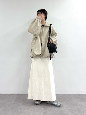 「CIAOPANIC TYPY（チャオパニックティピー）のアイテム（ブルゾン）」を使った、tntun0さん（レディース・166cm）の秋コーディネート