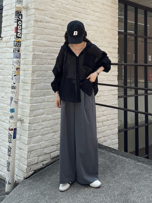 【冷房・日焼け対策に】体型カバーも叶うフード付きシアーシャツ