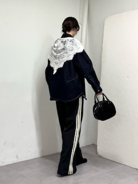 「シャツジャケット」｜「アイテム（財布/小物）」を使った、tntun0さん（レディース・166cm）の春コーディネート