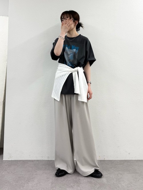 【UNISEX】【プラスサイズあり】DOG＆CATアソートロゴプリントTee
