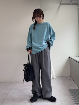 「GEVACO（ゲバコ）のアイテム」を使った、tntun0さん（レディース・166cm）の冬コーディネート