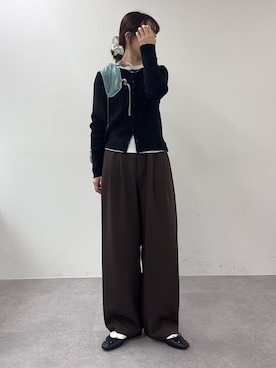 「高身長女子」｜tntun0さん（レディース・166cm）の冬コーディネート