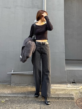 「GUNZE（グンゼ）のアイテム」を使った、tntun0さん（レディース・166cm）の春コーディネート