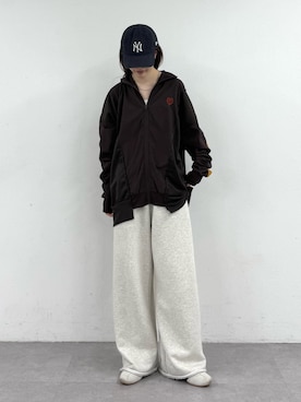 「アイテム（ジャージ）」を使った、tntun0さん（レディース・166cm）の秋コーディネート