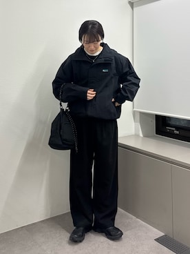 「アイテム（ナイロンジャケット）」を使った、tntun0さん（レディース・166cm）の秋コーディネート