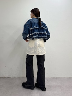 「etsinta（エシンタ）のアイテム（ジャケット/アウター）」を使った、tntun0さん（レディース・166cm）の冬コーディネート