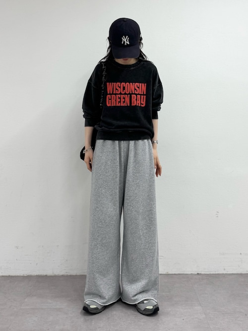 【UNISEX】アシッドウォッシュ加工スウェット
