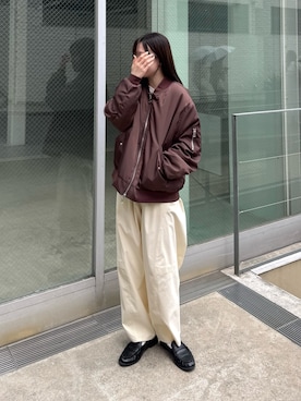 MA-1（ブラウン系）を使った人気ファッションコーディネート - WEAR