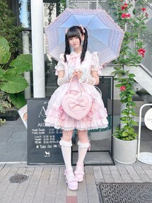 ギンガムチェリーベルトスカート　ピンク　アンジェリックプリティ　いちご　甘ロリ ギンガムチェリーベルトスカート ピンク アンジェリックプリティ