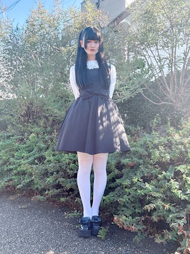 「アイテム（ソックス/靴下）」を使った、およよさん（レディース・162cm）の秋コーディネート