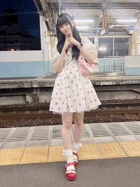 「Nile PERCH（ナイルパーチ）のアイテム」を使った、およよさん（レディース・163cm）の夏コーディネート