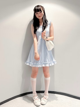 「水色」｜およよさん（レディース・163cm）の夏コーディネート