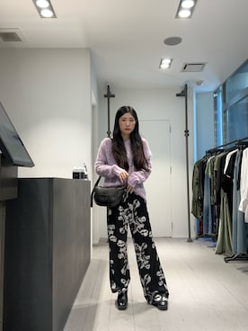 「ALLSAINTS（オールセインツ）のアイテム」を使った、MARINAさん（レディース・155cm）の秋コーディネート